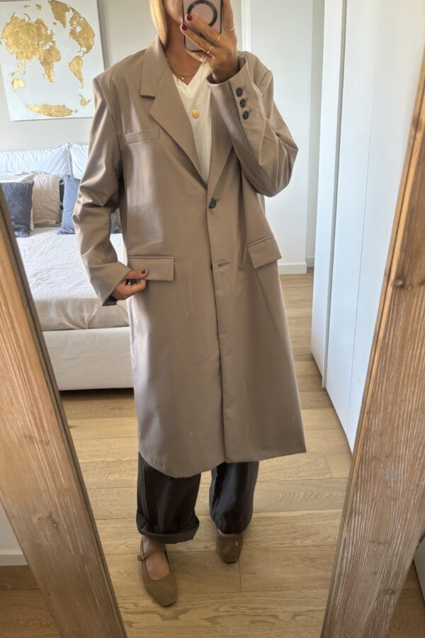 Spolverino Oversize Taupe