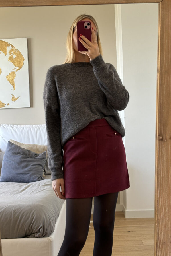 Mini Skirt Bordeaux