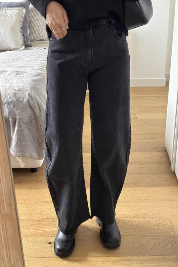 Jeans Basic Balloon Grigio