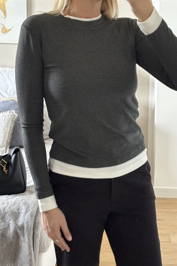 Maglietta Combinata Grigia