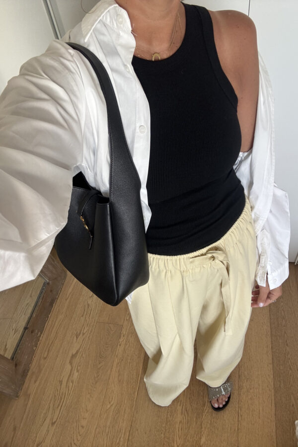 Canotta Costine Nera