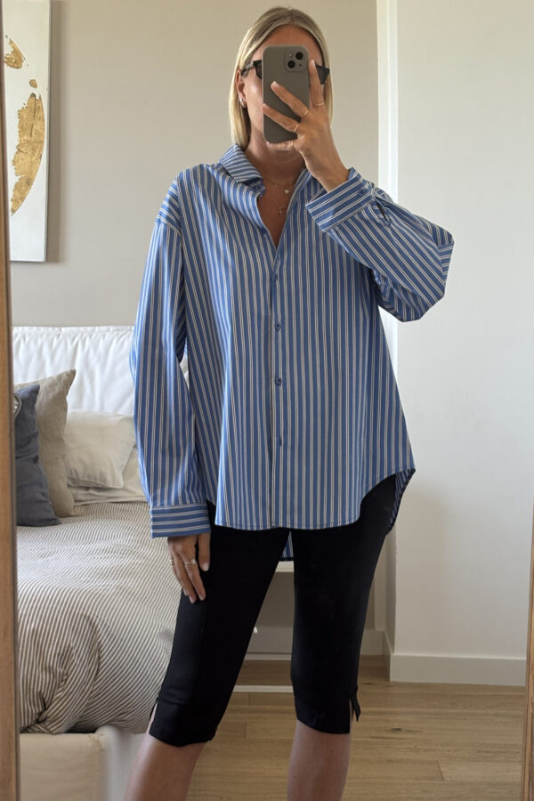 Camicia Oversize Riga Blu