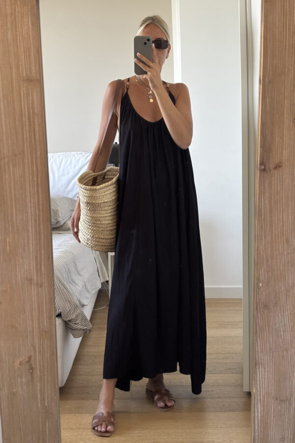 Abito Oversize Pietre Nero