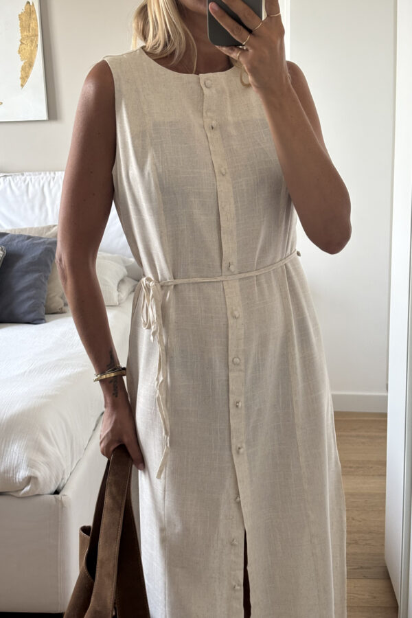 Chemisier Lungo Beige