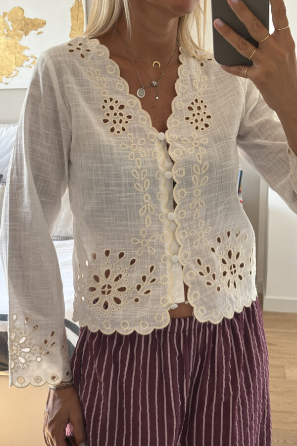 Camicia Sangallo Panna