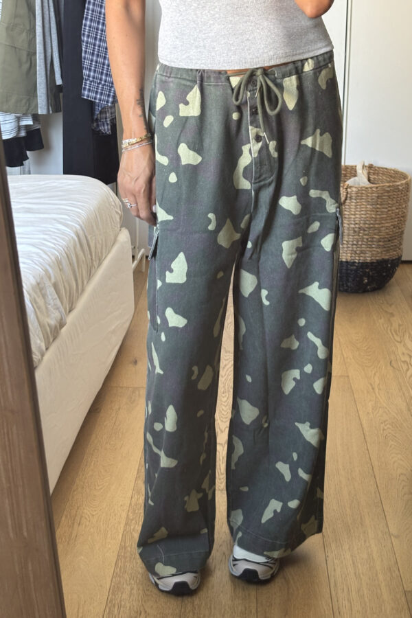 Jeans Cargo Mimetico Grigio