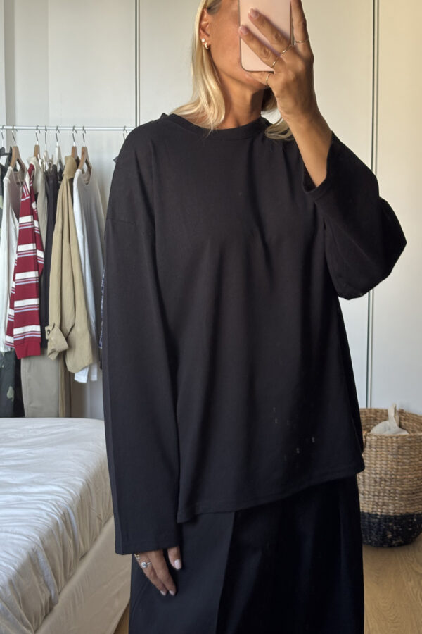 T-shirt Maniche Lunghe Nera